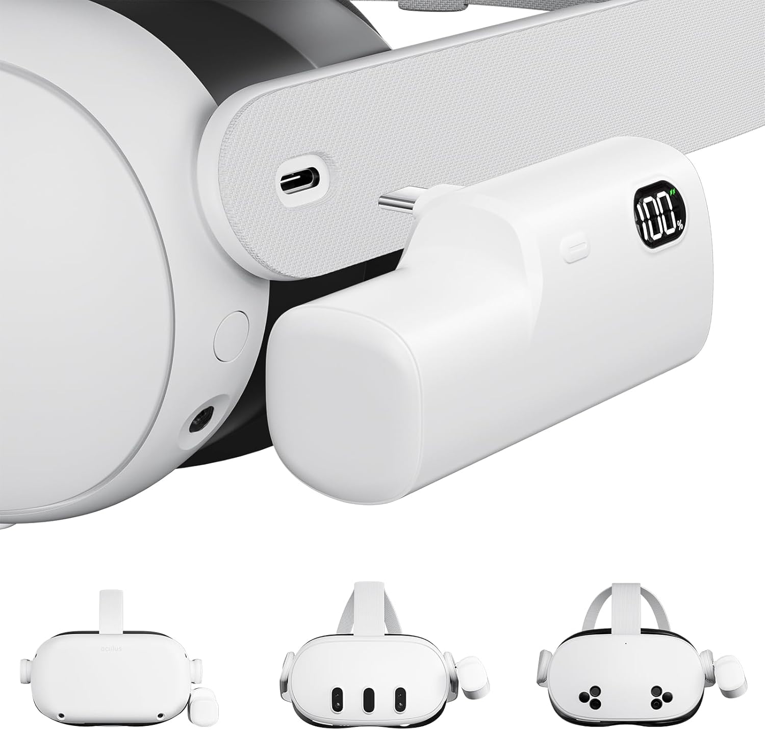 Gaming Accessories Headset - Battery Pack for Meta Quest 3/3S