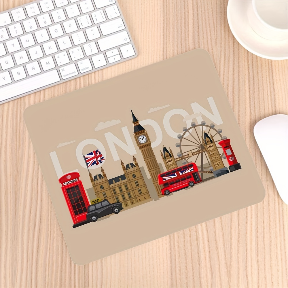 Gaming Accessories London - London Landmarks Rubber Mouse Pad Non-Slip