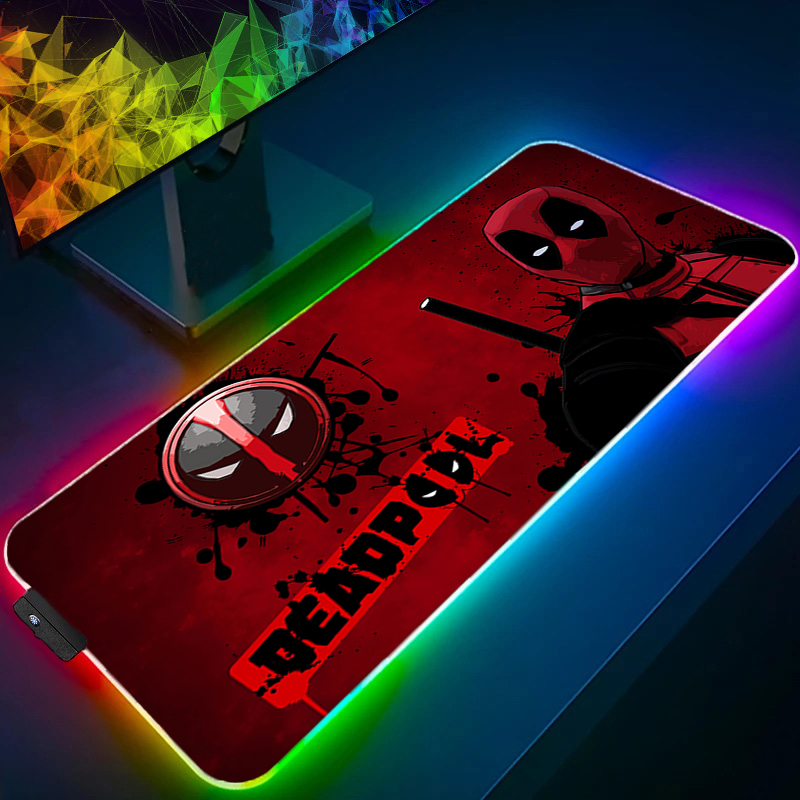 Gaming Accessories Keyboards - LED Mouse Pad Gaming Backlight Lock