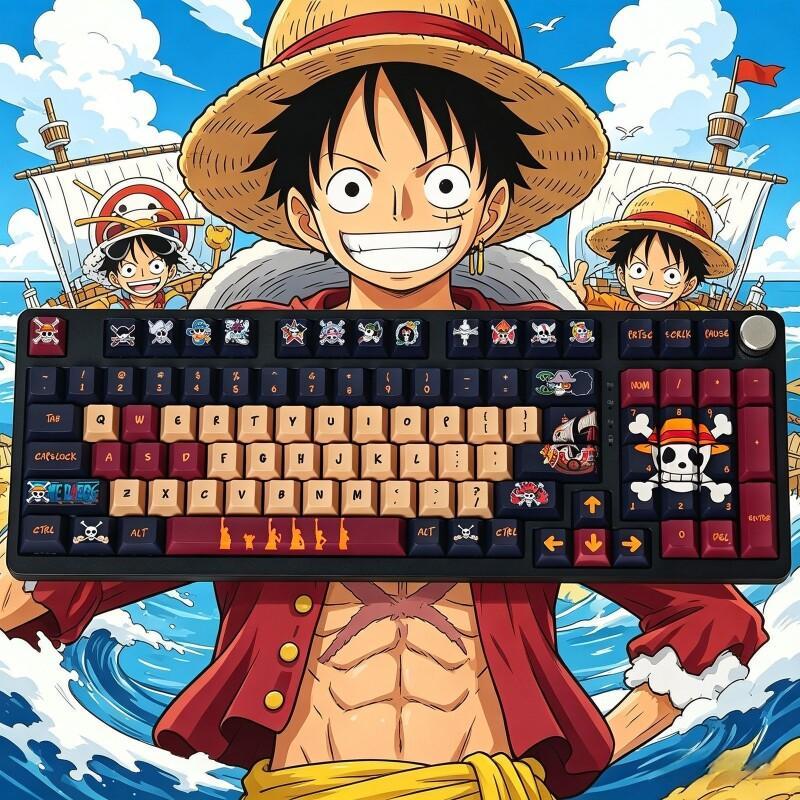 Gaming Accessories Keyboards - BANDAI One Piece Monkey D. Luffy
