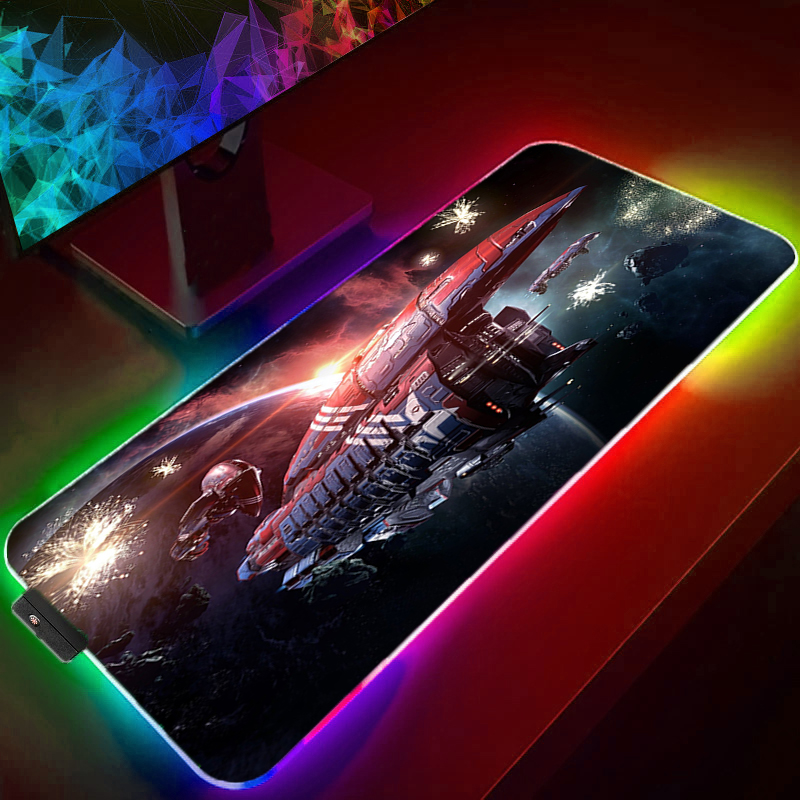 RGB Mouse Pad Gamer Large gami - Gaming Accessories Online 评论和价格