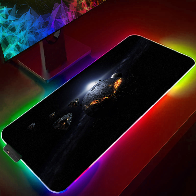 RGB Mouse Pad Gamer Large gami - Gaming Accessories Online 评论和价格