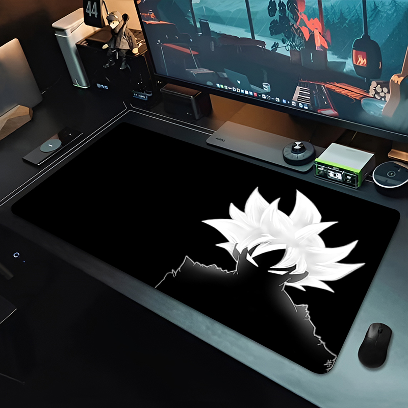 DBZ Black Anime Mouse Pad Drag - Gaming Accessories Computer 评论和价格