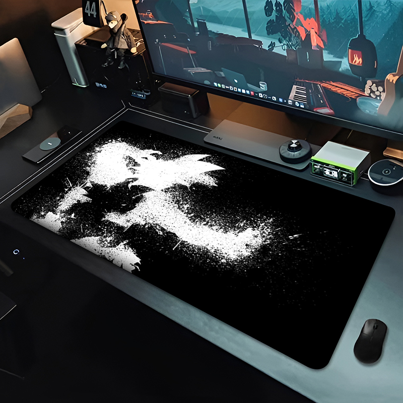 DBZ Black Anime Mouse Pad Drag - Gaming Accessories Computer 评论和价格