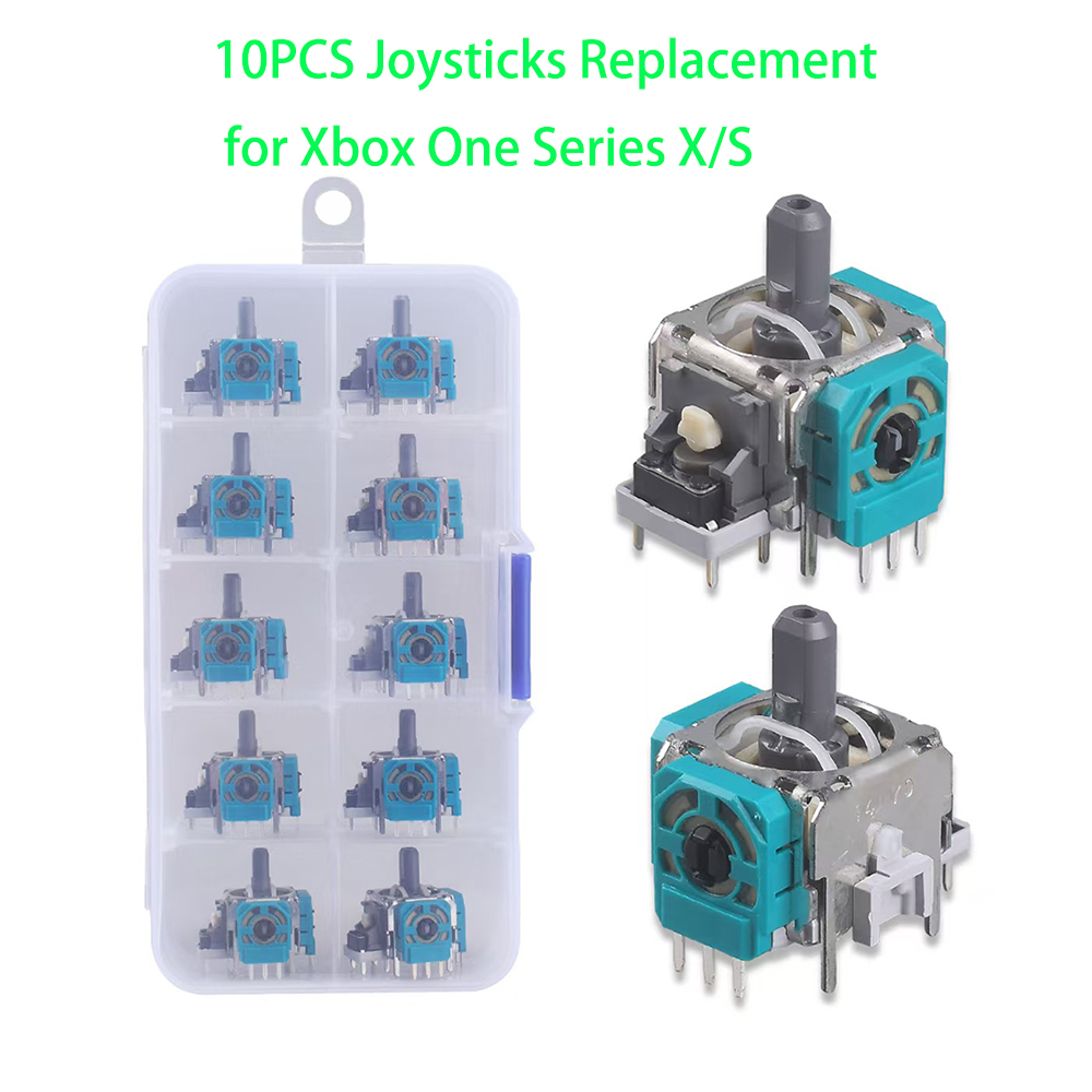10pcs Replacement 3D Analog Jo - Gaming Accessories For Xbox Series X 评论和价格