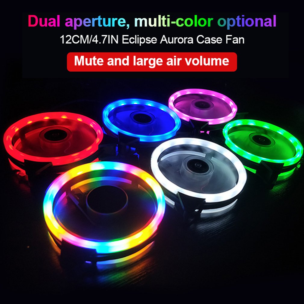 120mm RGB LED Cooling Fan Crus - Fan Hub Rgb Controller 评论和价格