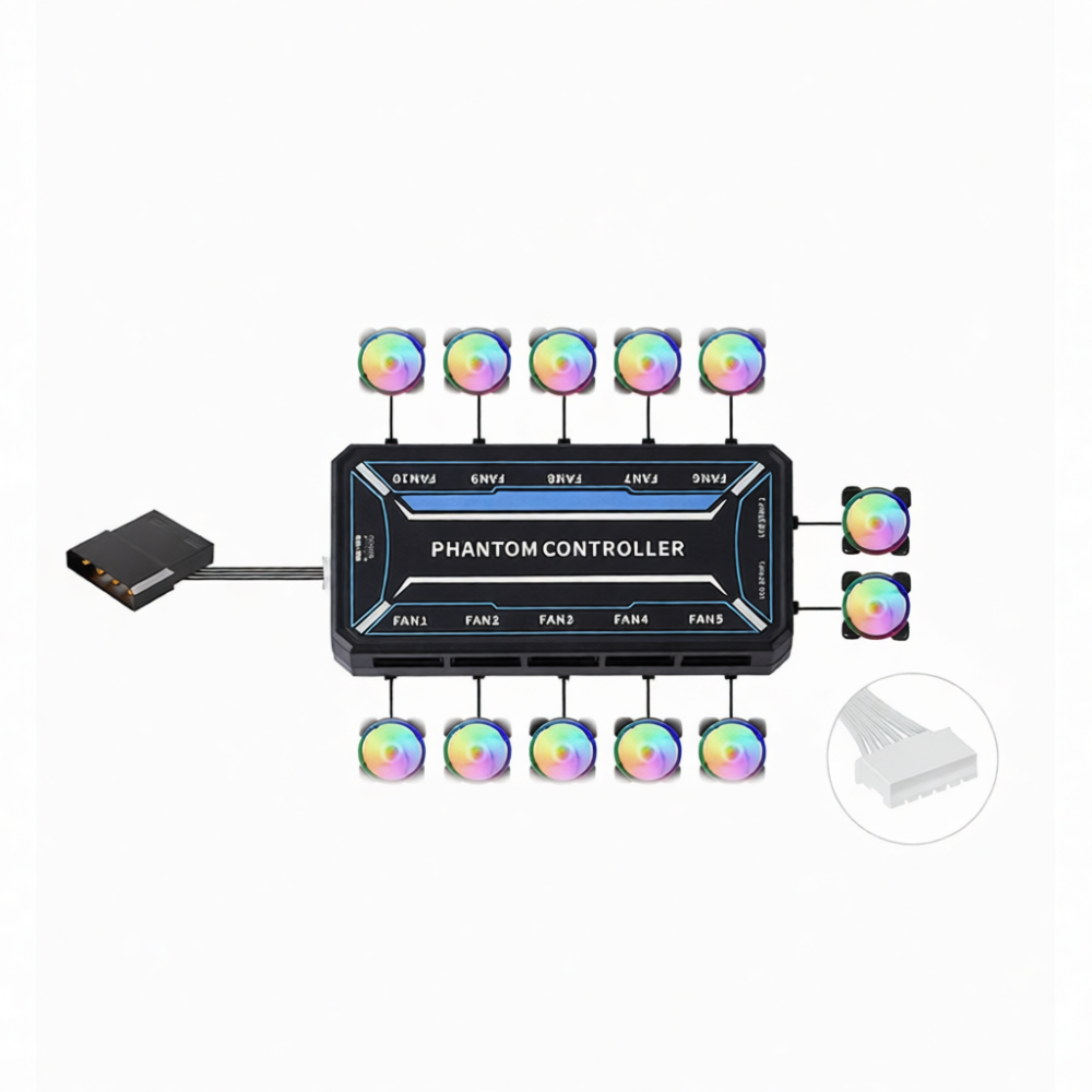 Remote 6Pin RGB Fan Controller - Fan Hub Rgb Controller 评论和价格