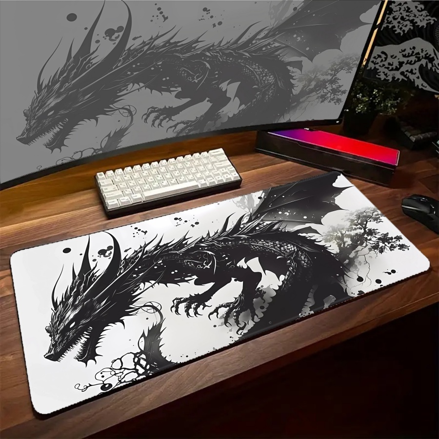 Mousepad Large Kawaii Dragon M - Gaming Accessories For Pc Setup 评论和价格