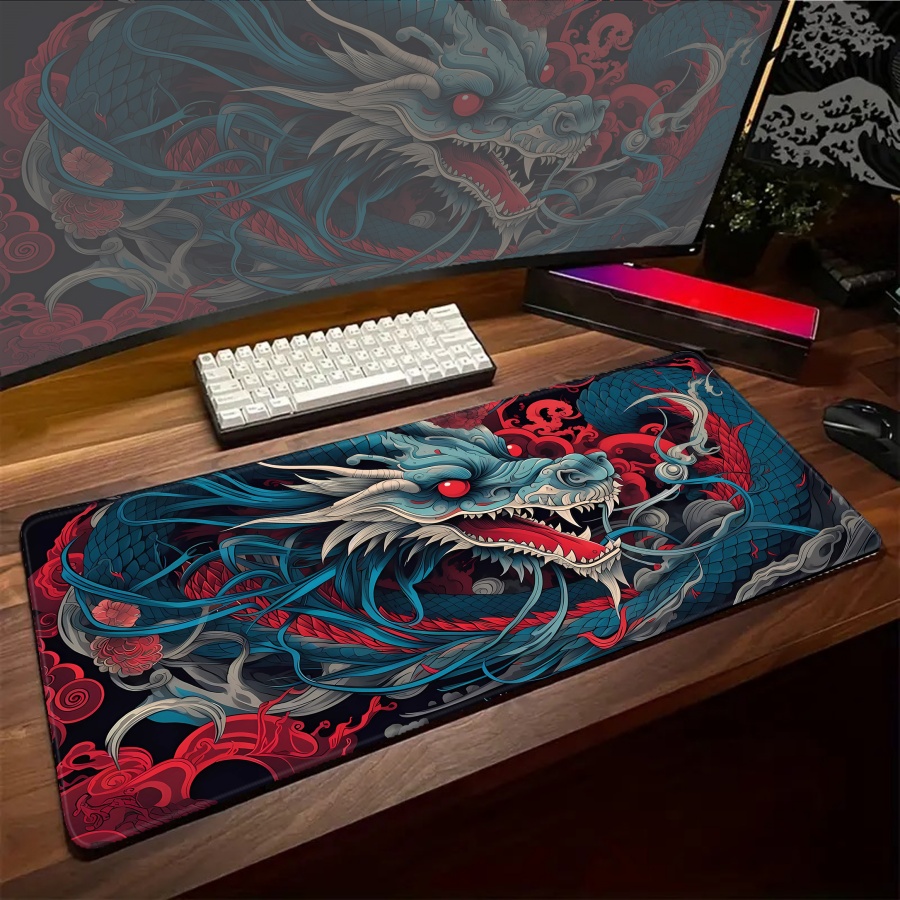 Mousepad Large Kawaii Dragon M - Gaming Accessories For Pc Setup 评论和价格