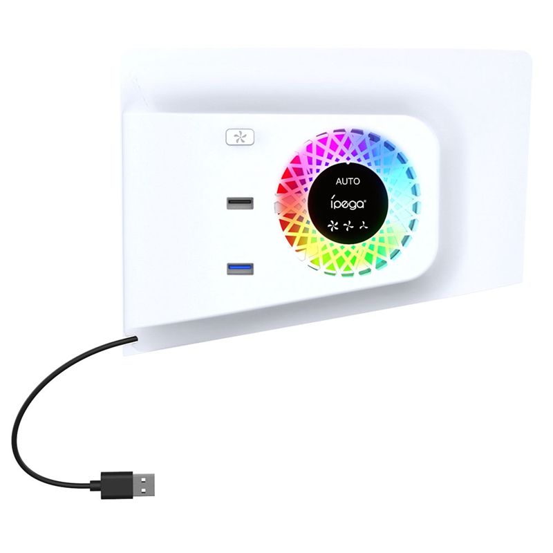IPEGA For PS5 SLIM Temperature - Fan Hub Rgb Controller 评论和价格