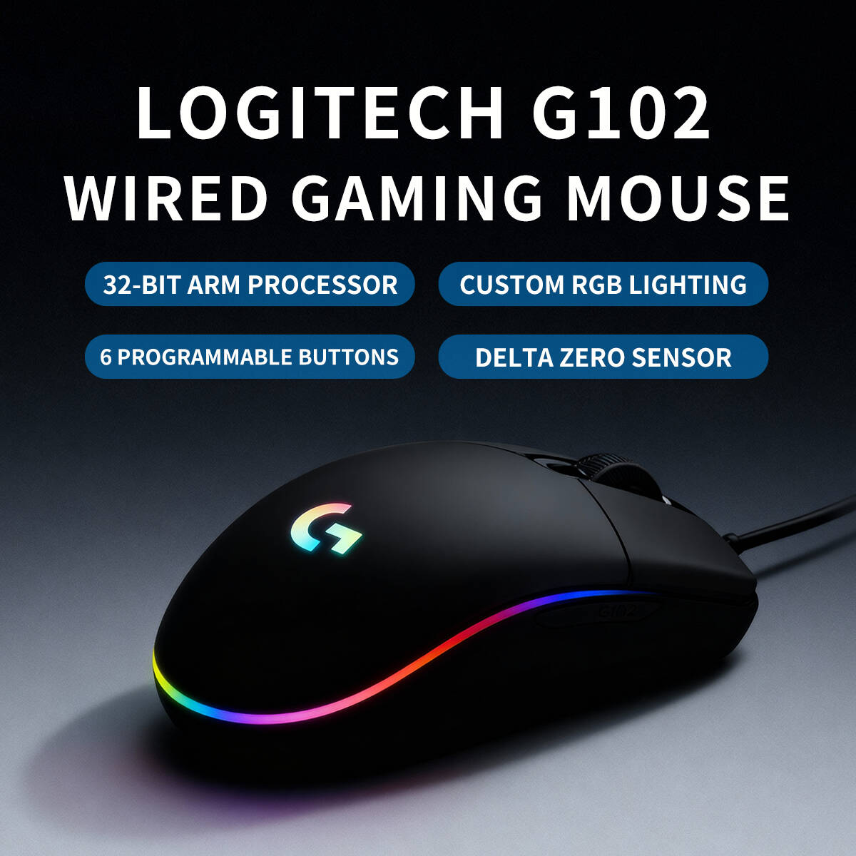 Logitech G102 Wired Gaming Mou - Gaming Accessories Online 评论和价格