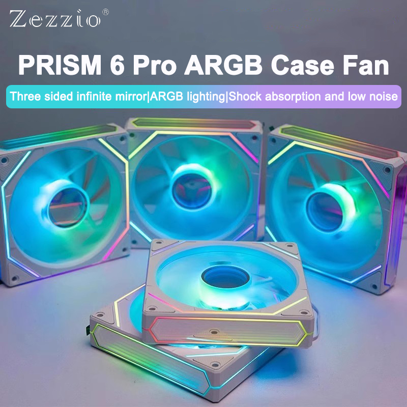 ZEZZIO PRISM 6 PRO 120mm  ARGB - Fan Hub Rgb Controller 评论和价格