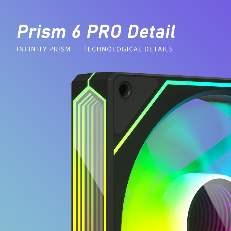 ZEZZIO PRISM 6 PRO 120mm  ARGB - Fan Hub Rgb Controller 评论和价格
